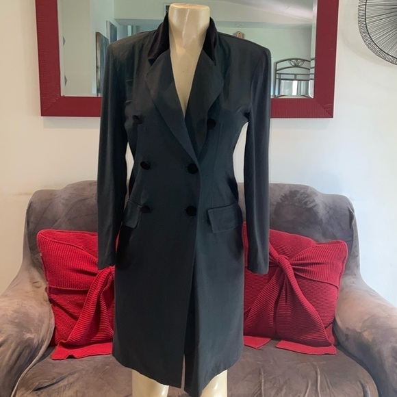 lois synder Dresses & Skirts - Vintage- Lois Snyder Dani Max petite dress size 4 Hunter Green